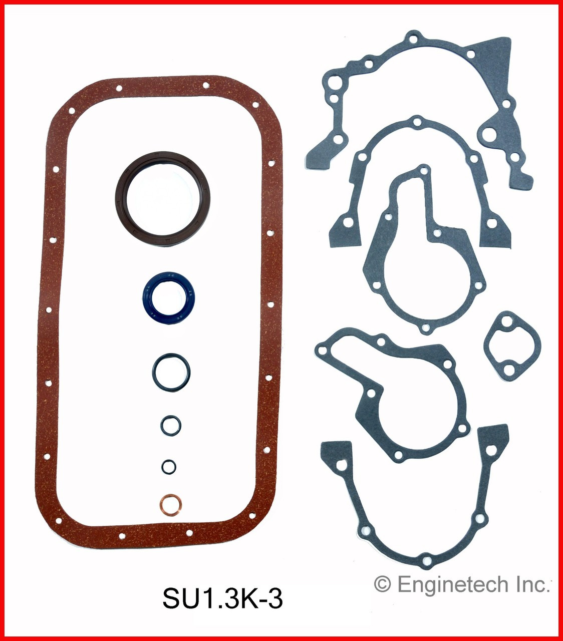 1999 Suzuki Swift 1.3L Engine Gasket Set SU1.3K-3 -4