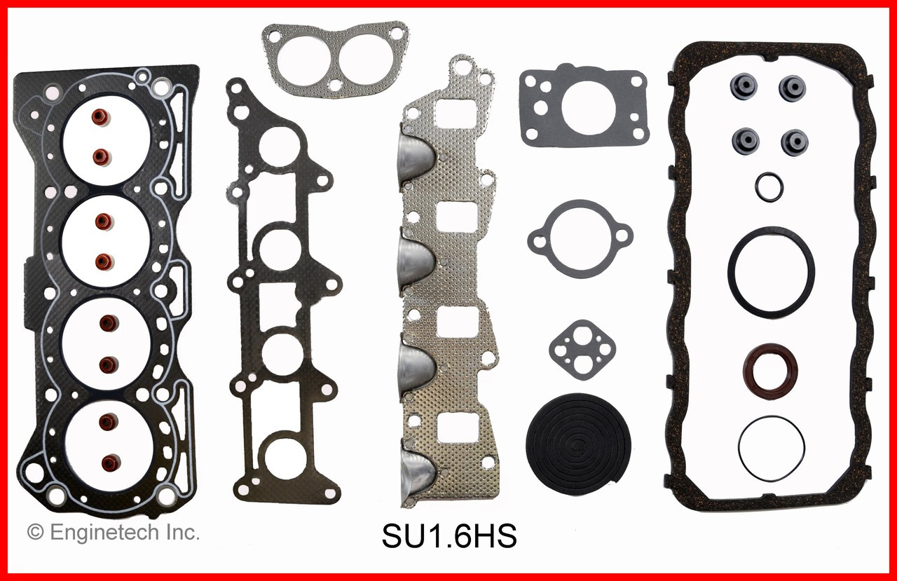 1992 Geo Tracker 1.6L Engine Cylinder Head Gasket Set SU1.6HS -7