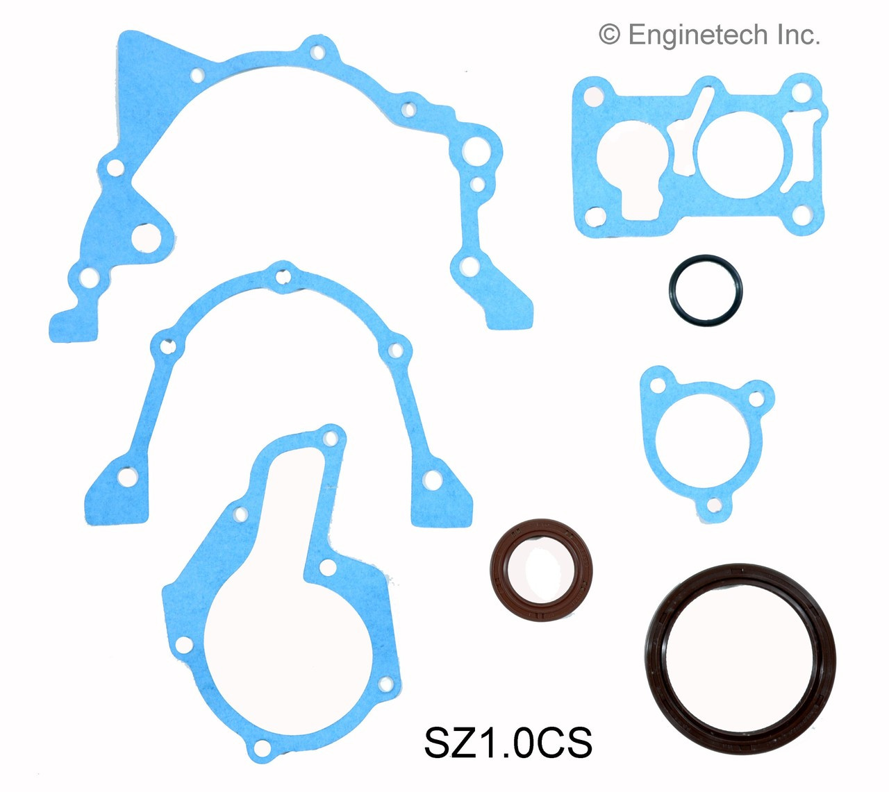 1988 Chevrolet Sprint 1.0L Engine Lower Gasket Set SZ1.0CS -2