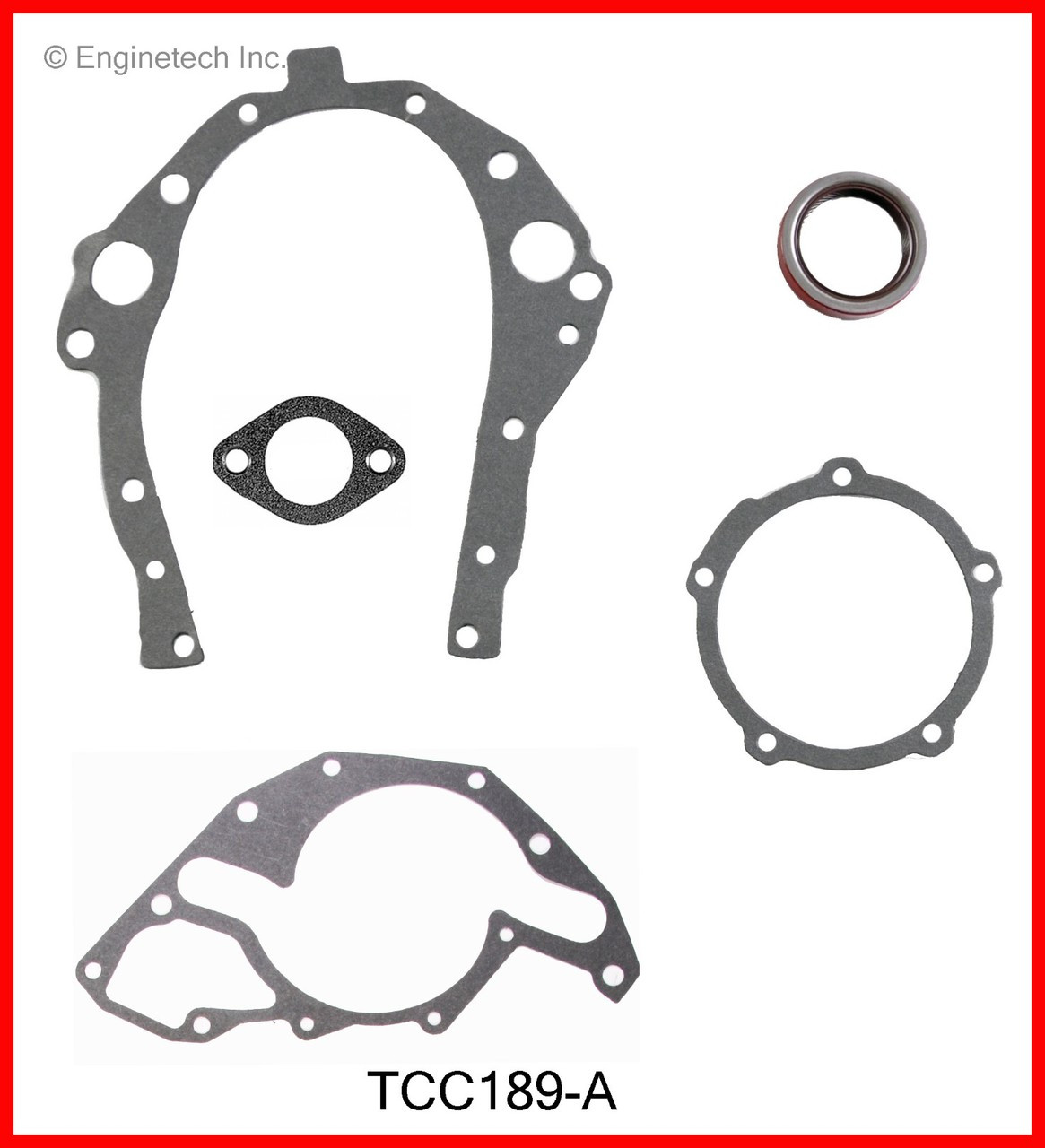 1989 Chevrolet Corsica 2.8L Engine Timing Cover Gasket Set TCC189-A -34