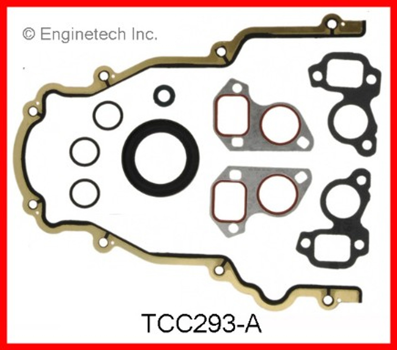 2010 Chevrolet W4500 Tiltmaster 6.0L Engine Timing Cover Gasket Set TCC293-A -646