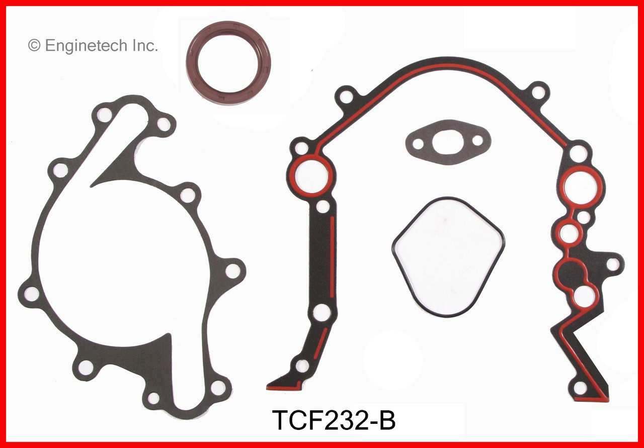 2002 Ford Mustang 3.8L Engine Timing Cover Gasket Set TCF232-B -30