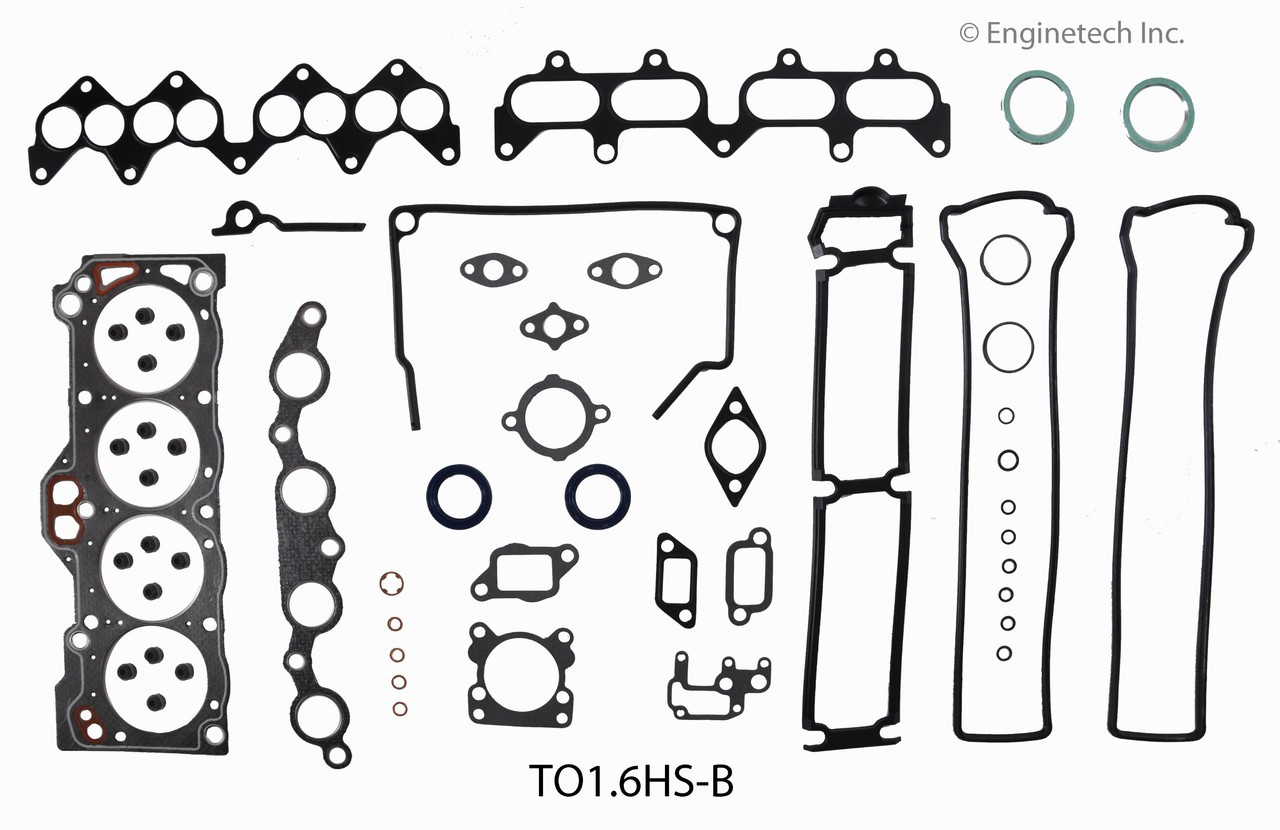 1986 Toyota MR2 1.6L Engine Cylinder Head Gasket Set TO1.6HS-B -4