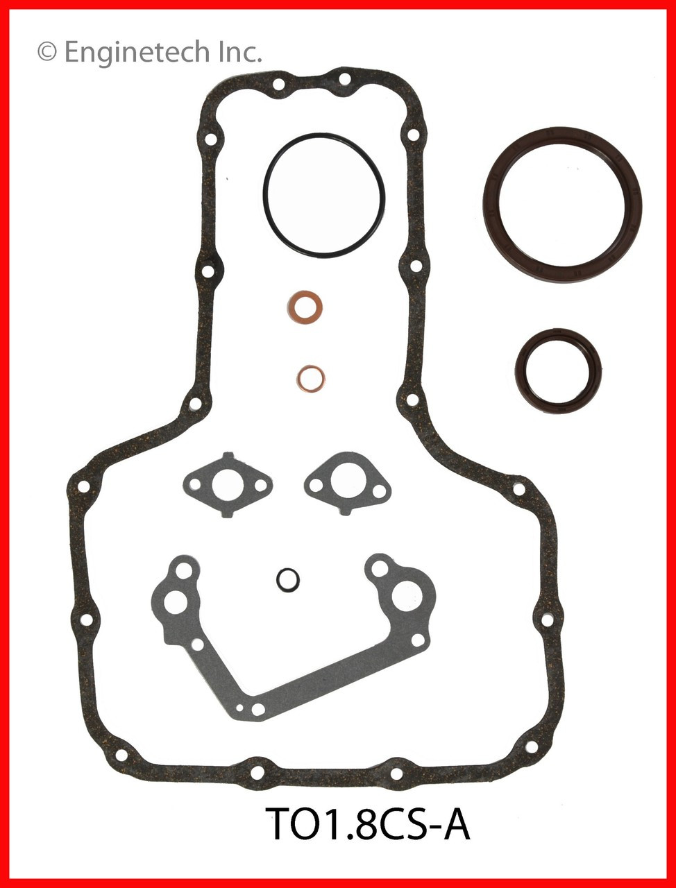 2000 Toyota Corolla 1.8L Engine Lower Gasket Set TO1.8CS-A -7
