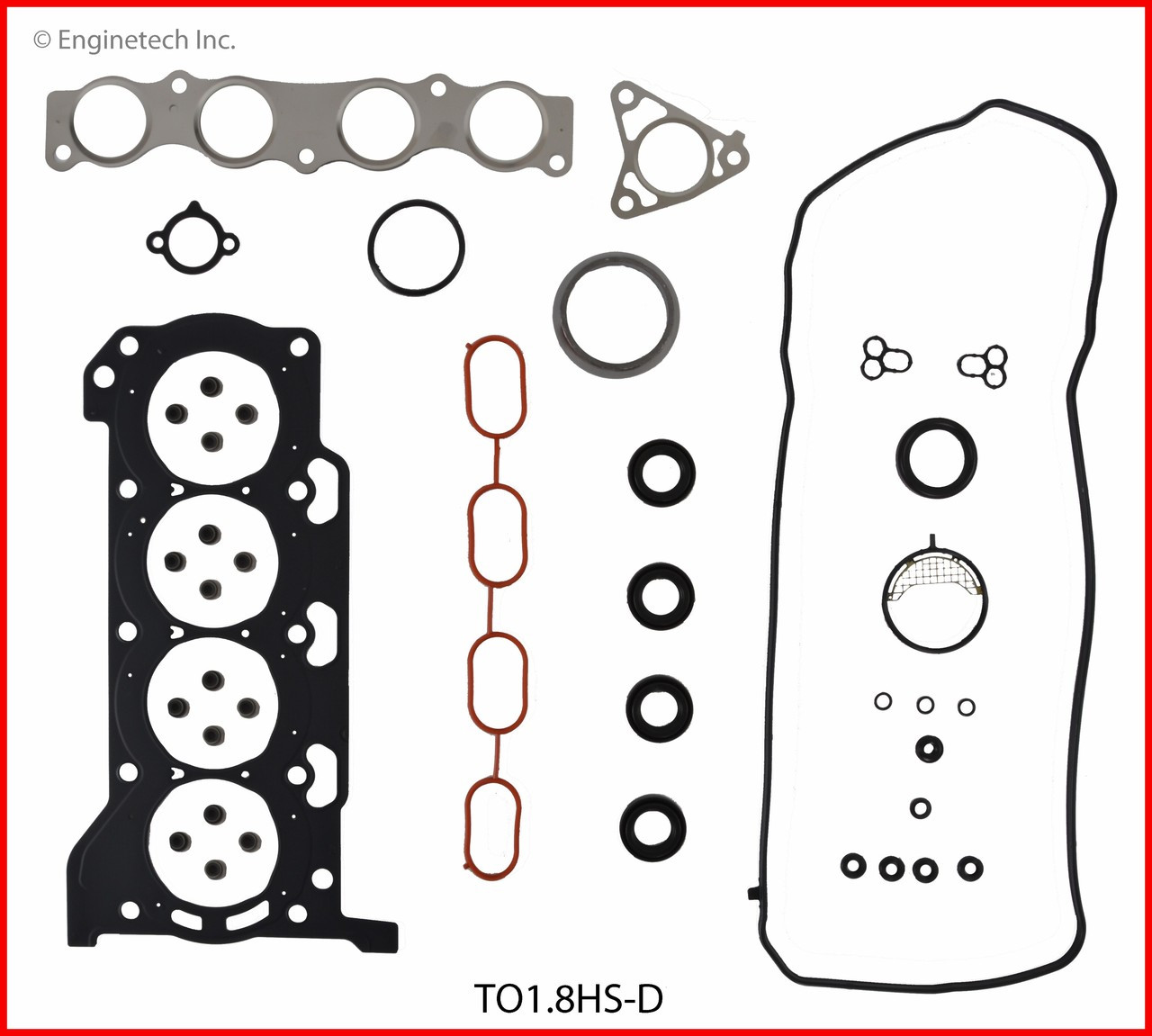 2009 Toyota Corolla 1.8L Engine Gasket Set TO1.8K-3 -5