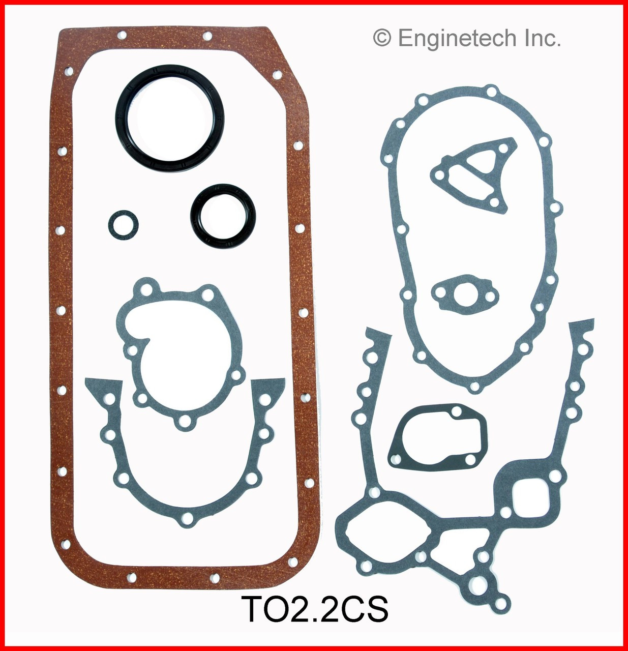 1987 Toyota Van 2.2L Engine Lower Gasket Set TO2.2CS -4