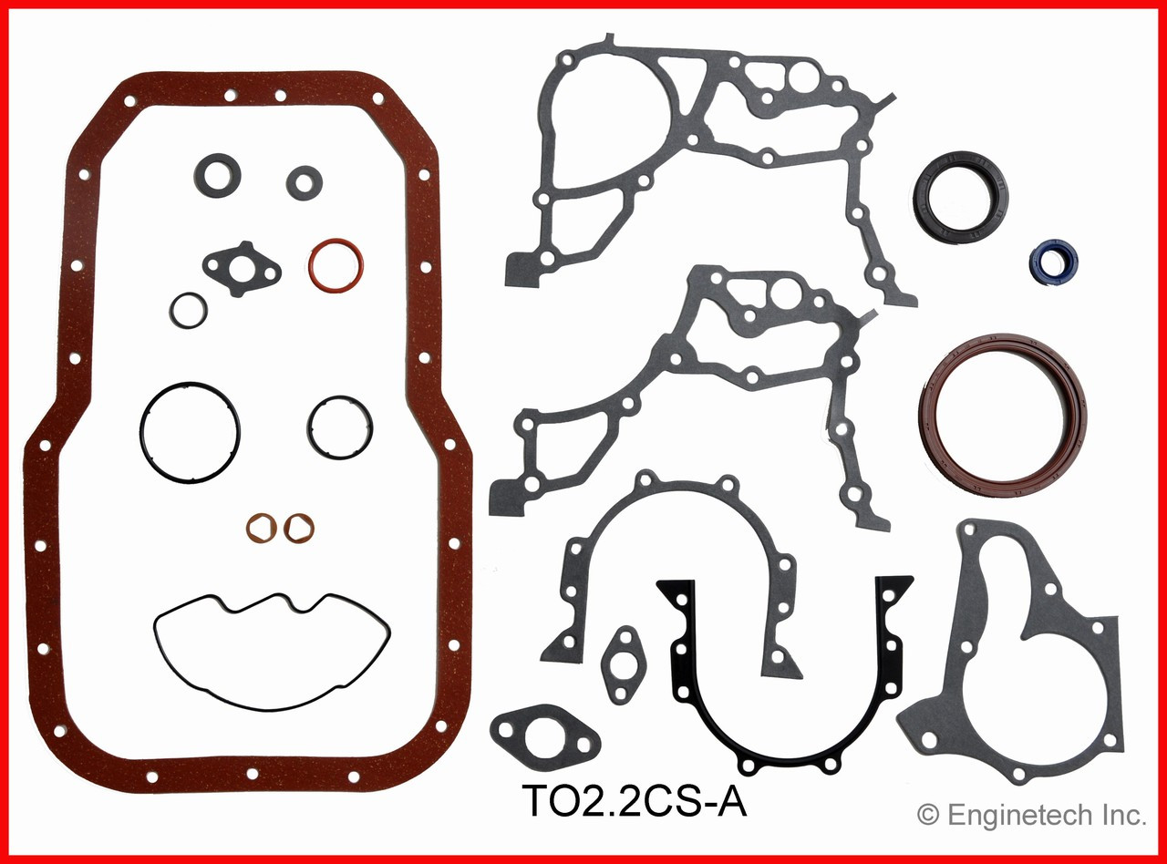1995 Toyota Camry 2.2L Engine Lower Gasket Set TO2.2CS-A -13