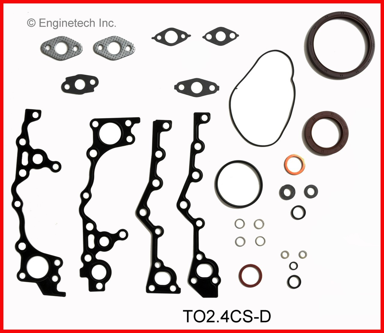 1996 Toyota Tacoma 2.4L Engine Lower Gasket Set TO2.4CS-D -7