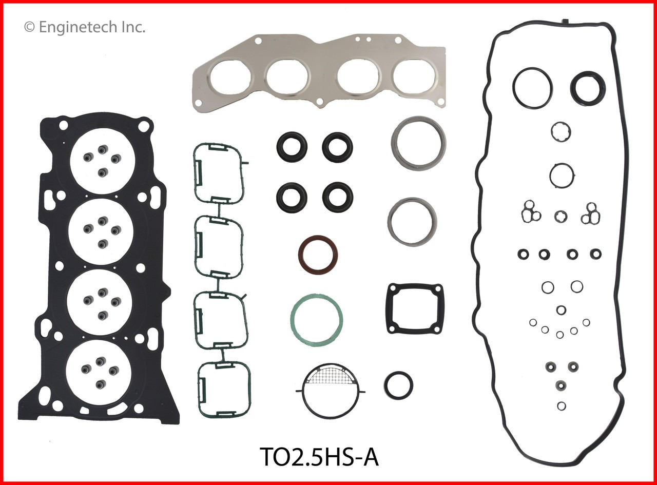 2012 Toyota Highlander 2.7L Engine Cylinder Head Gasket Set TO2.5HS-A -16