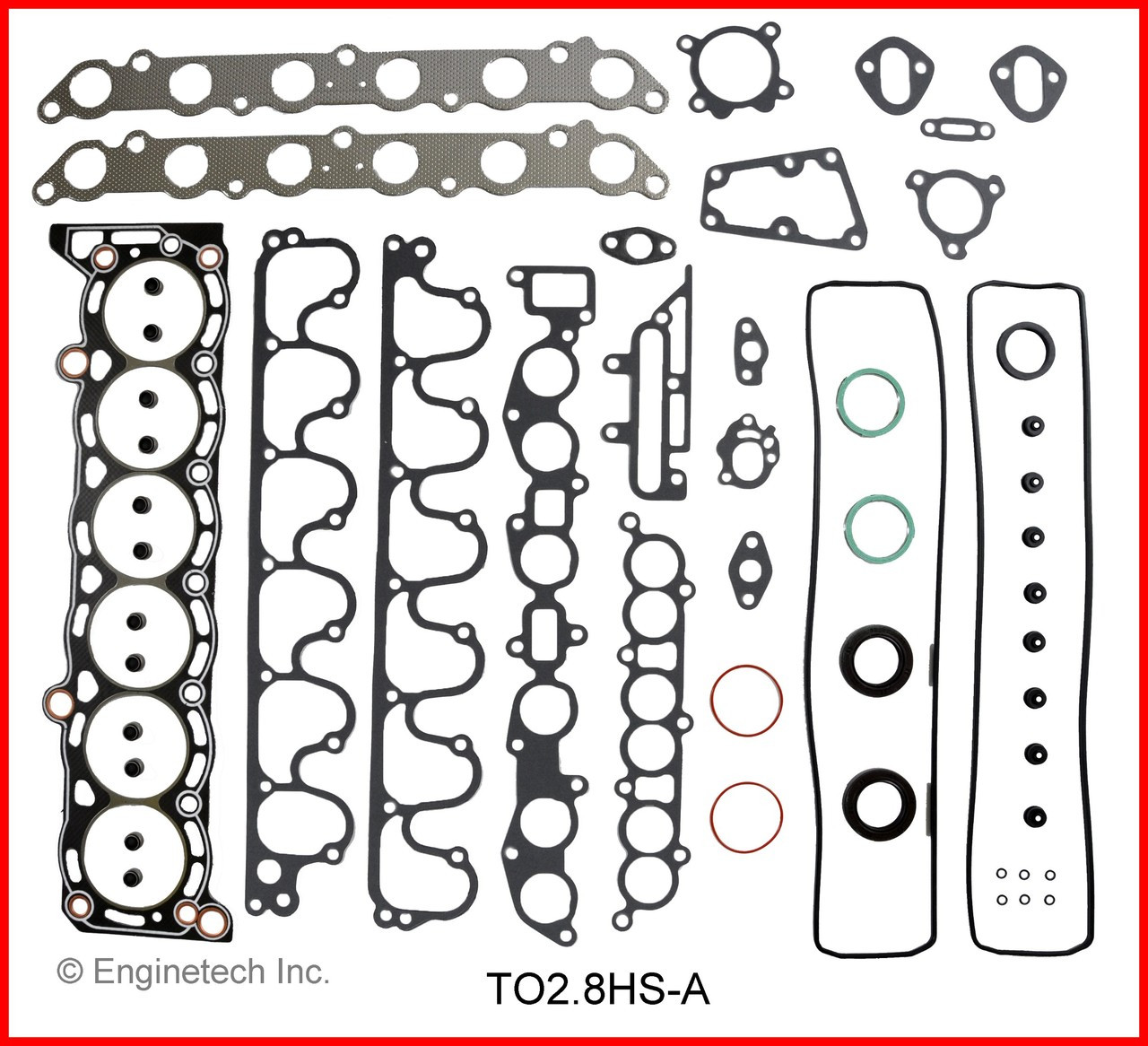 1986 Toyota Cressida 2.8L Engine Cylinder Head Gasket Set TO2.8HS-A -9