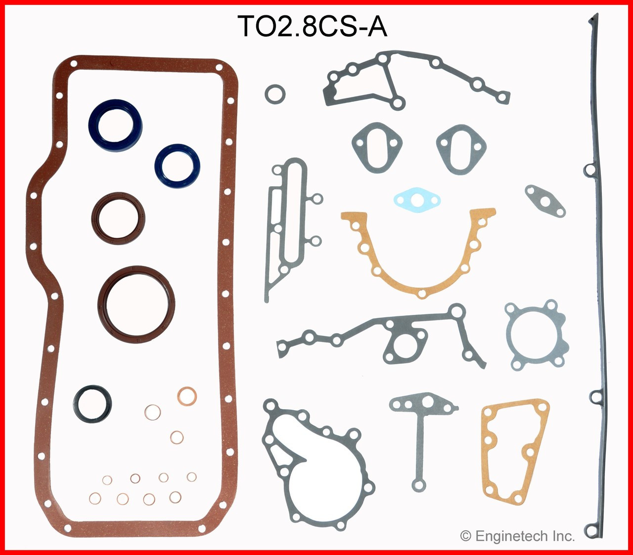 1985 Toyota Cressida 2.8L Engine Gasket Set TO2.8K-1 -7