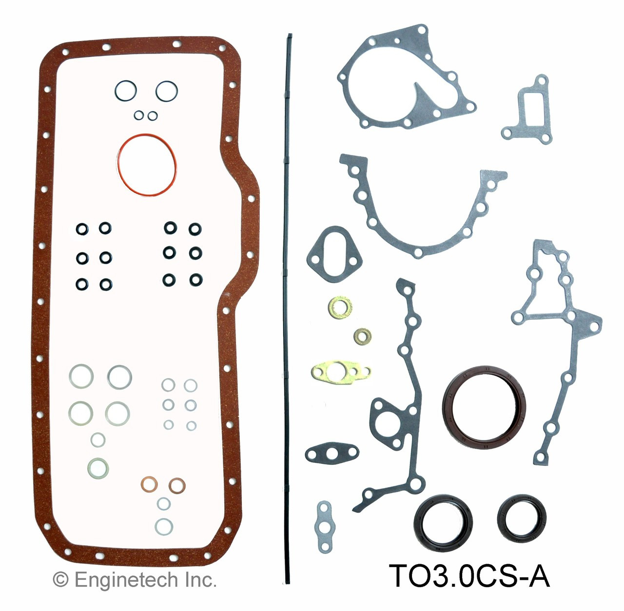 1989 Toyota Cressida 3.0L Engine Lower Gasket Set TO3.0CS-A -6