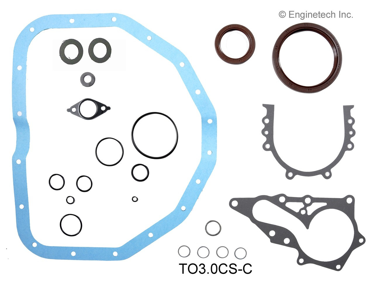 1994 Toyota Supra 3.0L Engine Lower Gasket Set TO3.0CS-C -9