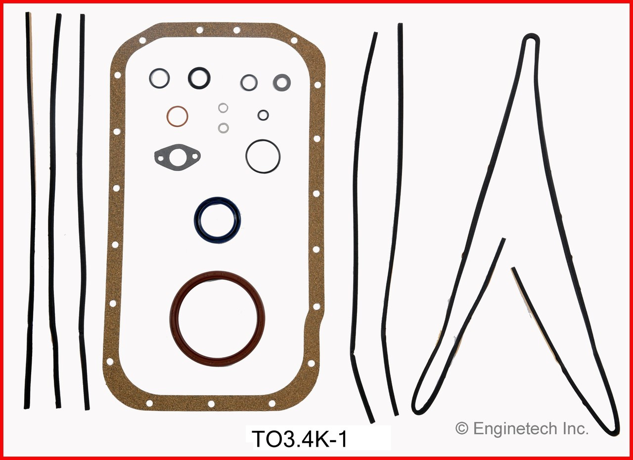 1996 Toyota Tacoma 3.4L Engine Gasket Set TO3.4K-1 -3