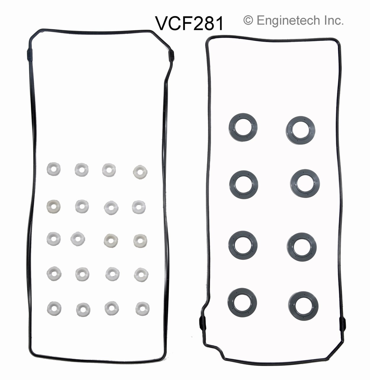 1997 Ford Mustang 4.6L Engine Valve Cover Gasket VCF281 -8