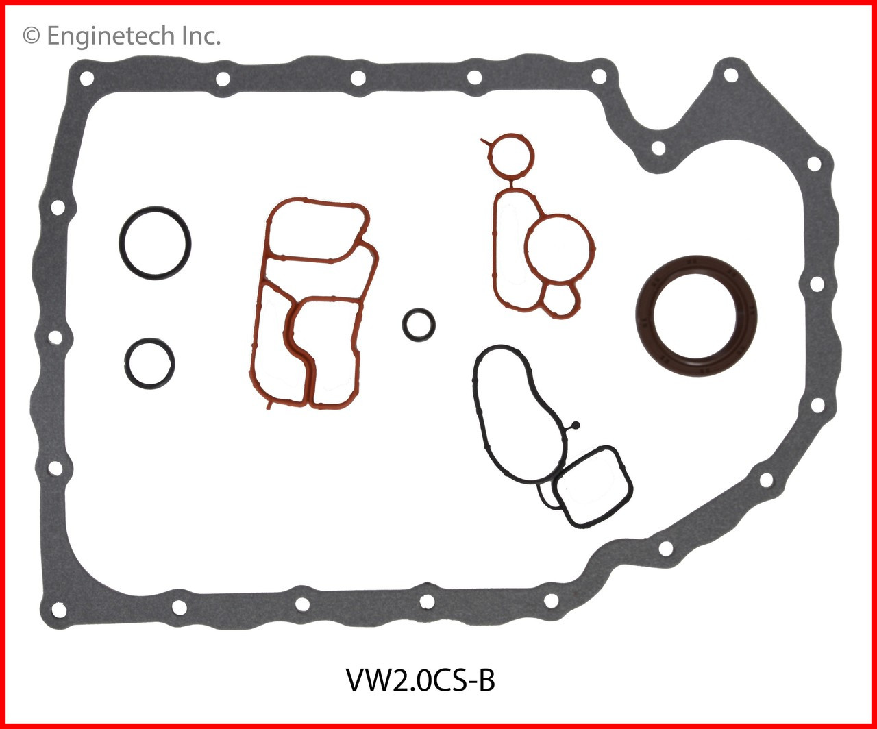 2010 Volkswagen GTI 2.0L Engine Lower Gasket Set VW2.0CS-B -26