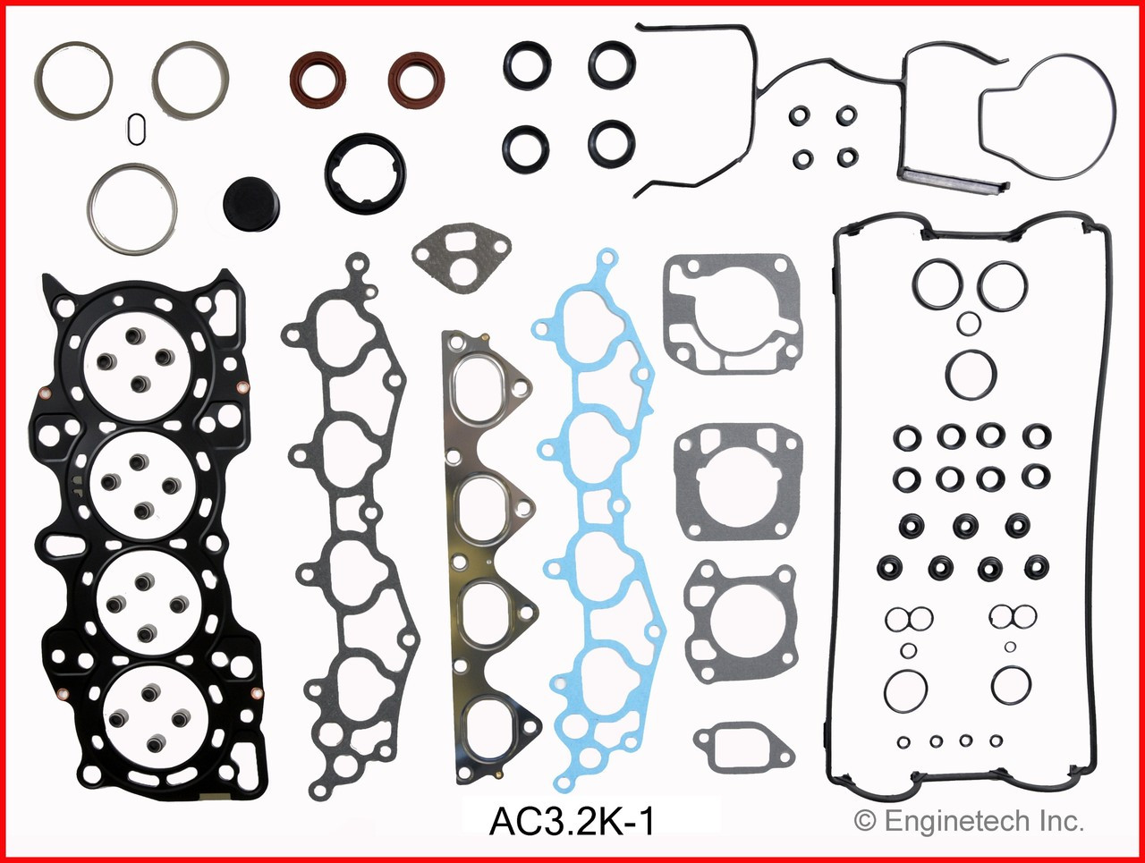 2001 Acura Integra 1.8L Engine Gasket Set AC3.2K-1 -12