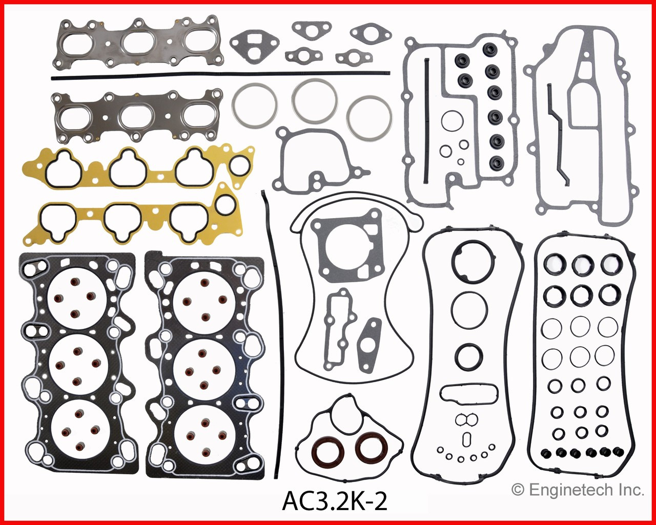 1991 Acura Legend 3.2L Engine Gasket Set AC3.2K-2 -1