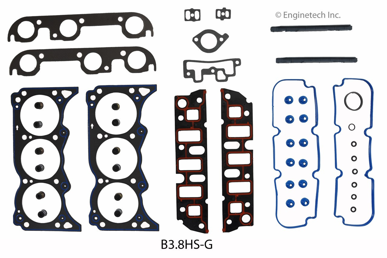 1991 Buick Riviera 3.8L Engine Cylinder Head Gasket Set B3.8HS-G -12