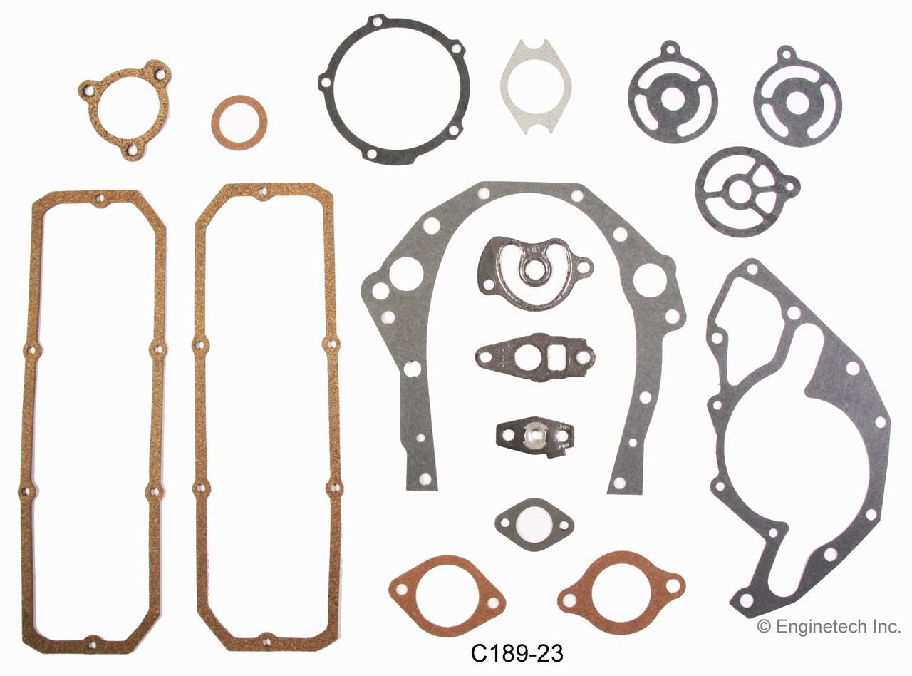 1987 Chevrolet Camaro 2.8L Engine Gasket Set C189-23 -1