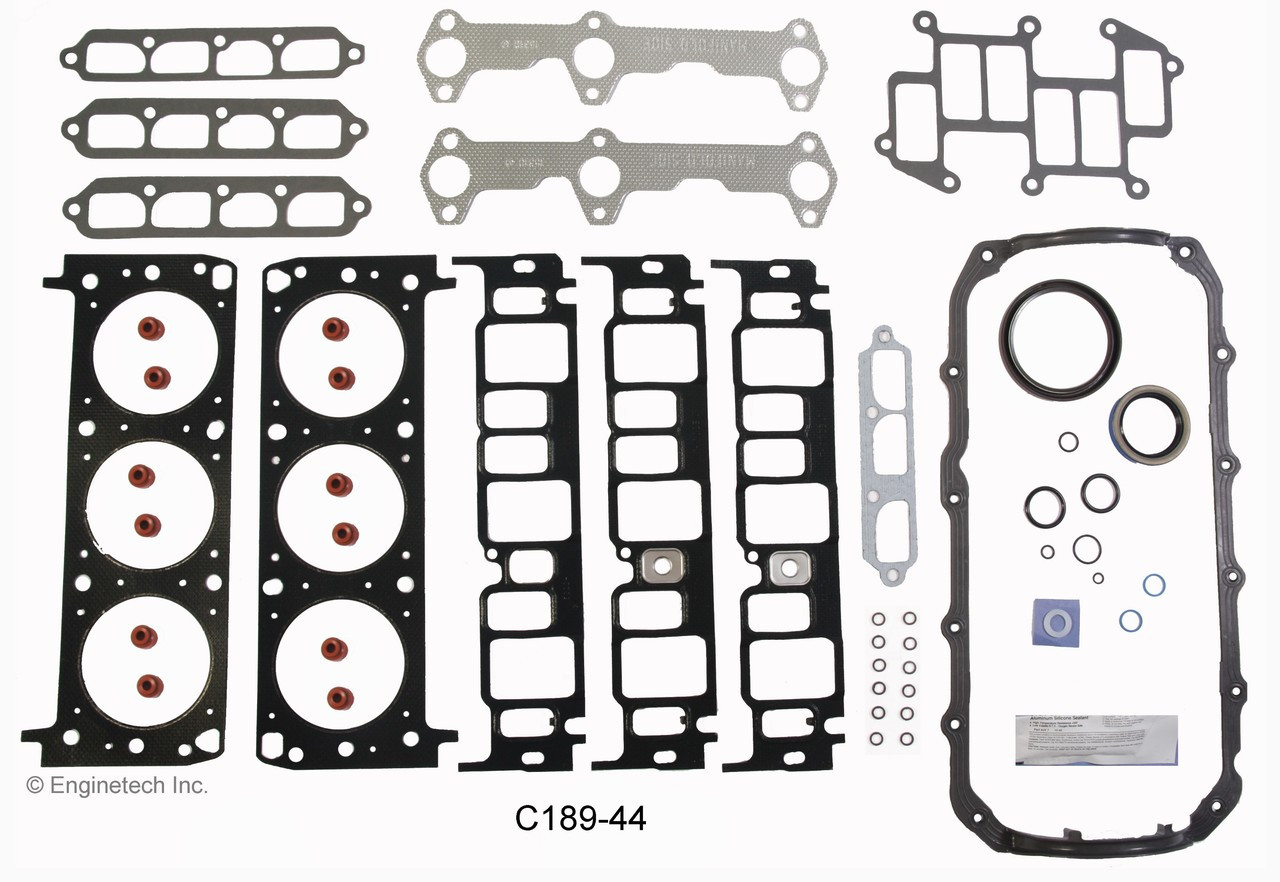 1987 Chevrolet S10 Blazer 2.8L Engine Gasket Set C189-44 -3