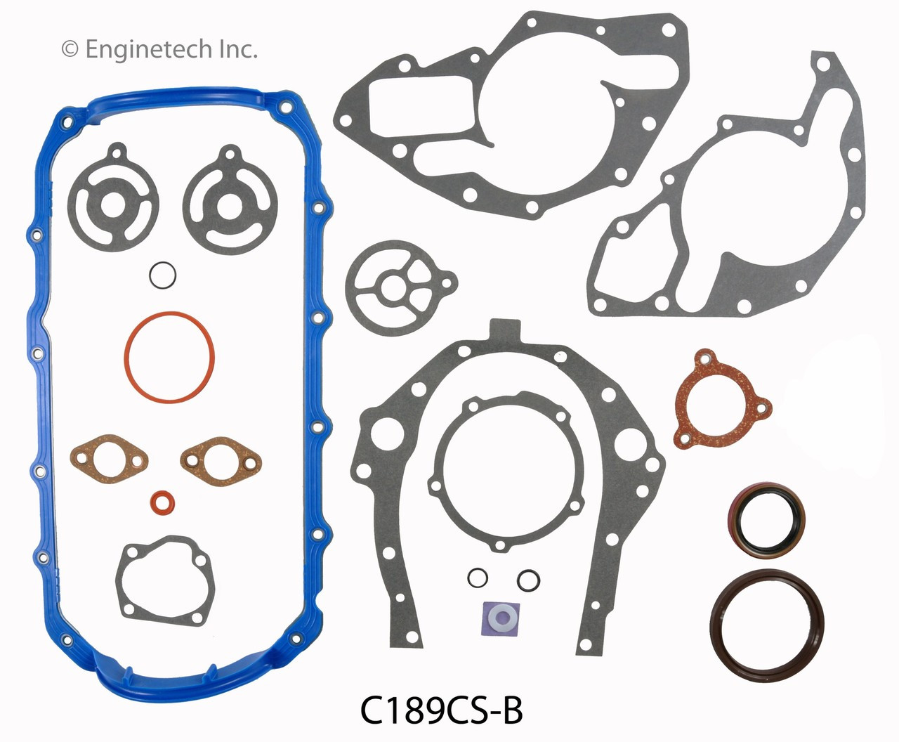 1990 Chevrolet Camaro 3.1L Engine Lower Gasket Set C189CS-B -8