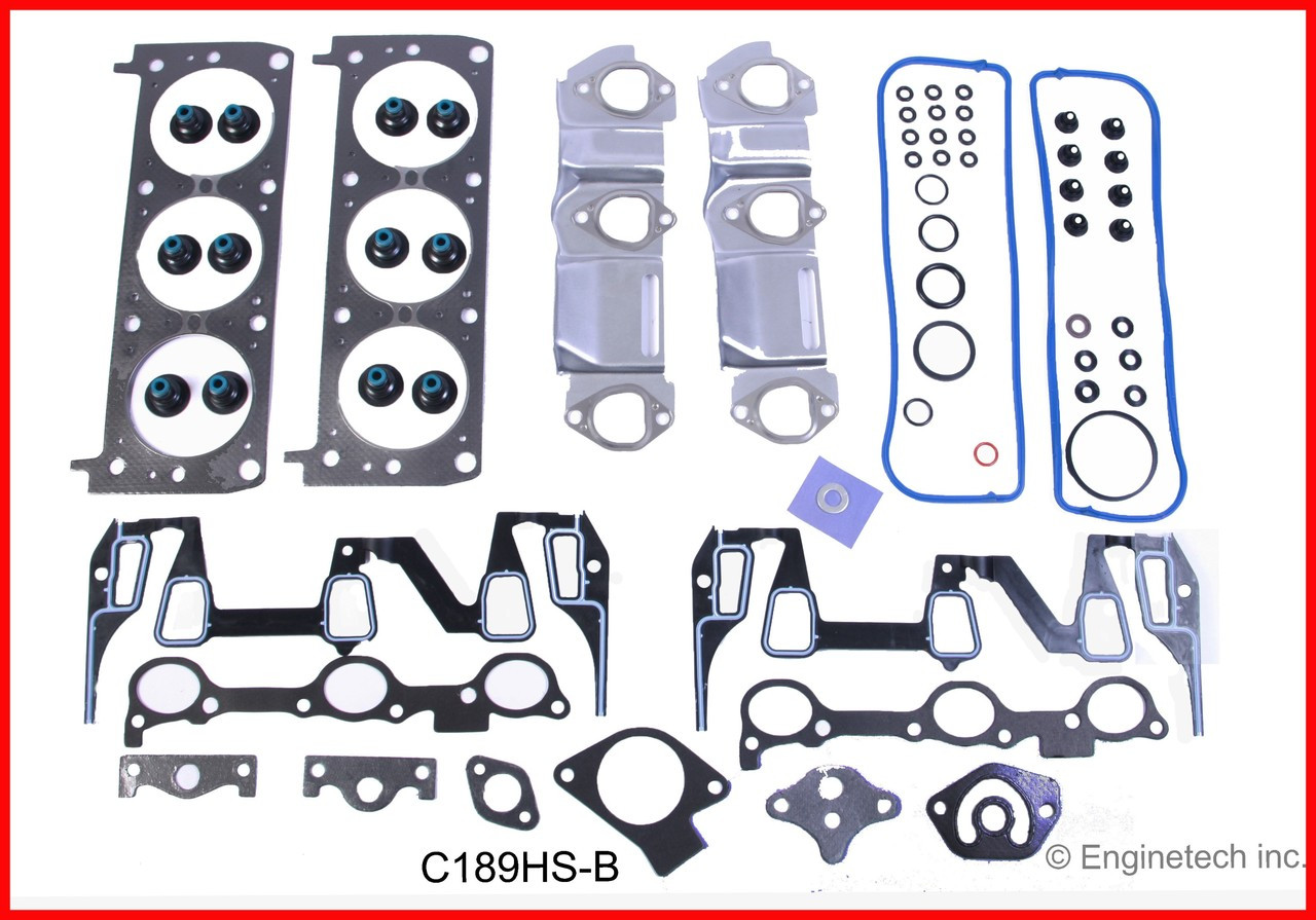 1993 Pontiac Grand Prix 3.1L Engine Cylinder Head Gasket Set C189HS-B -9