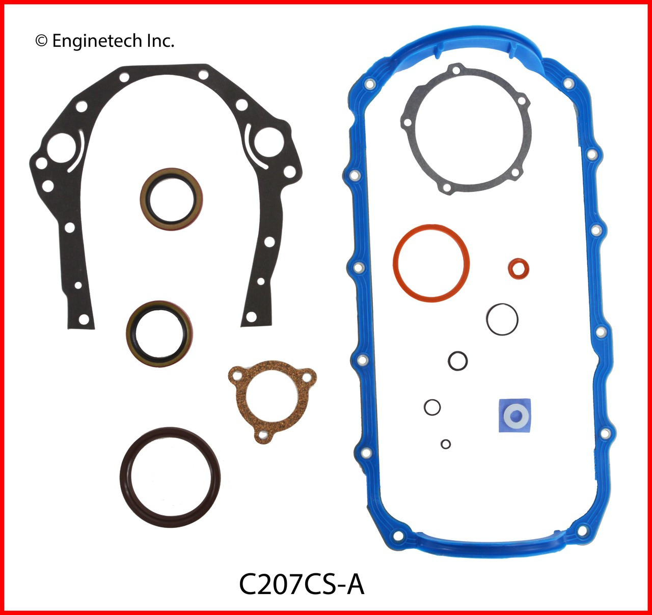 1993 Chevrolet Lumina 3.4L Engine Lower Gasket Set C207CS-A -7