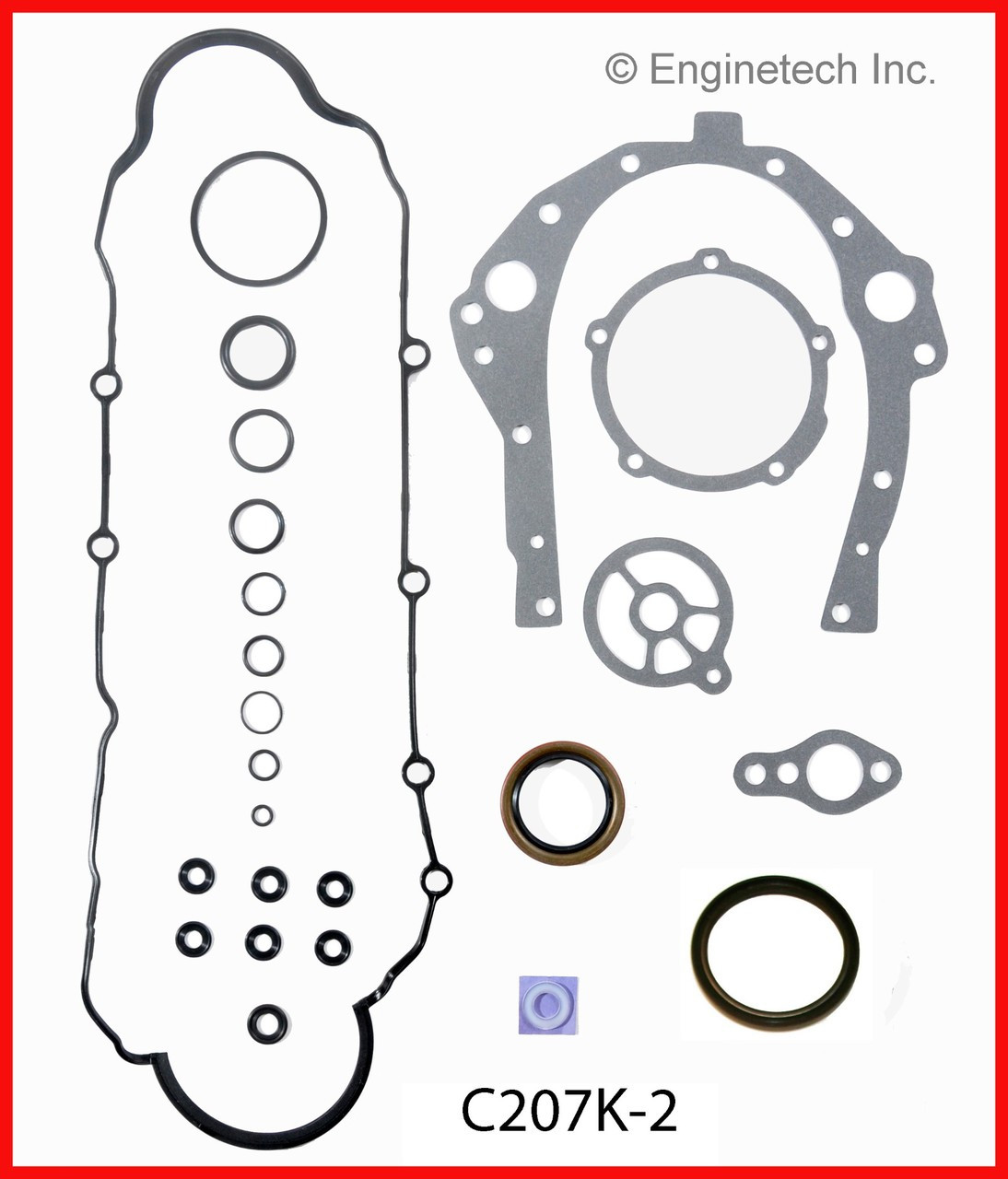 1996 Pontiac Trans Sport 3.4L Engine Gasket Set C207K-2 -2