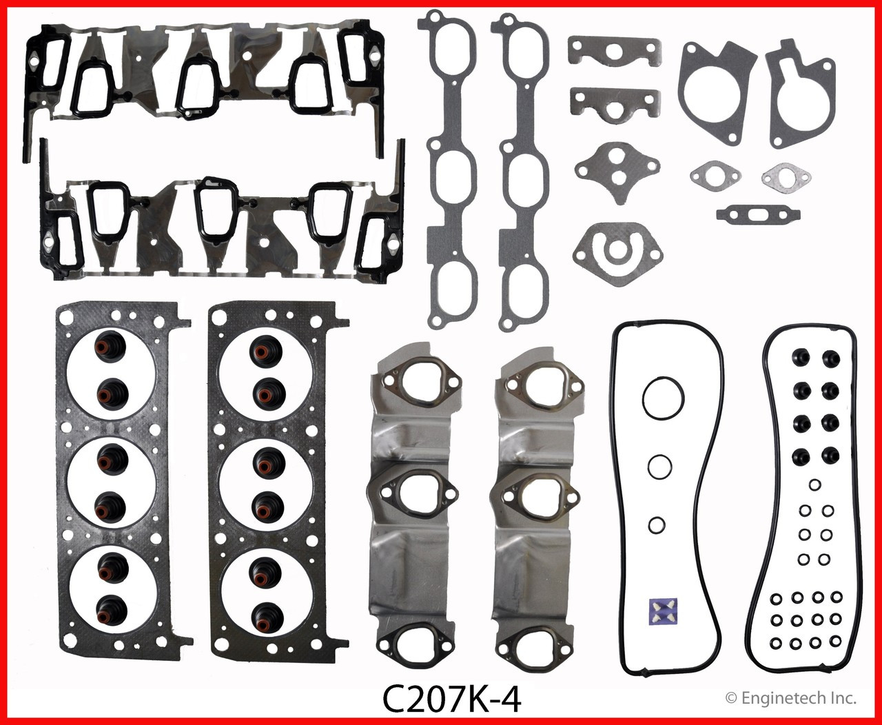 2004 Chevrolet Impala 3.4L Engine Gasket Set C207K-4 -2