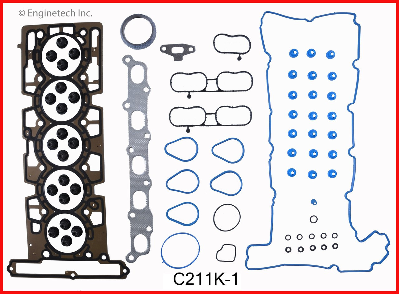 2006 Hummer H3 3.5L Engine Gasket Set C211K-1 -7