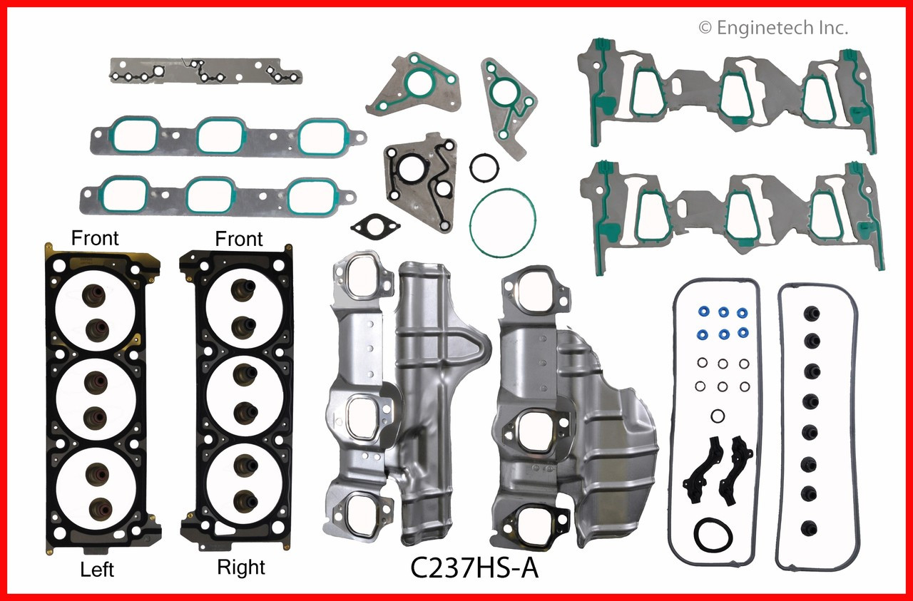 2007 Saturn Relay 3.9L Engine Cylinder Head Gasket Set C237HS-A -25