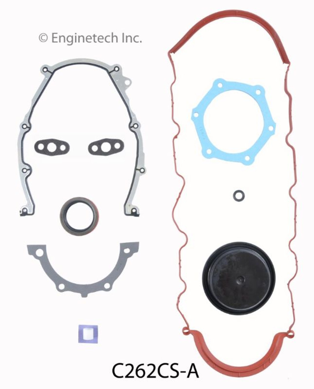 2008 Chevrolet Silverado 1500 4.3L Engine Lower Gasket Set C262CS-A -6