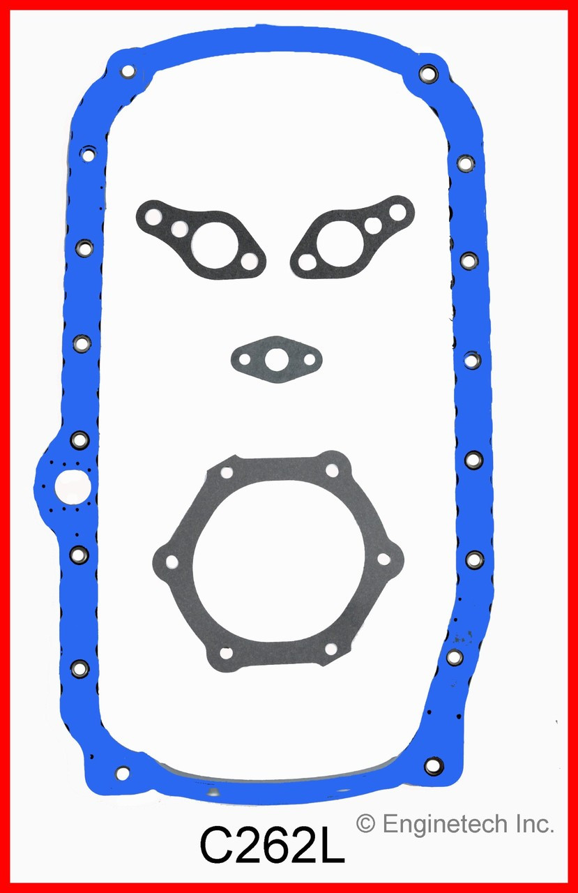 1992 GMC G2500 4.3L Engine Gasket Set C262L -17