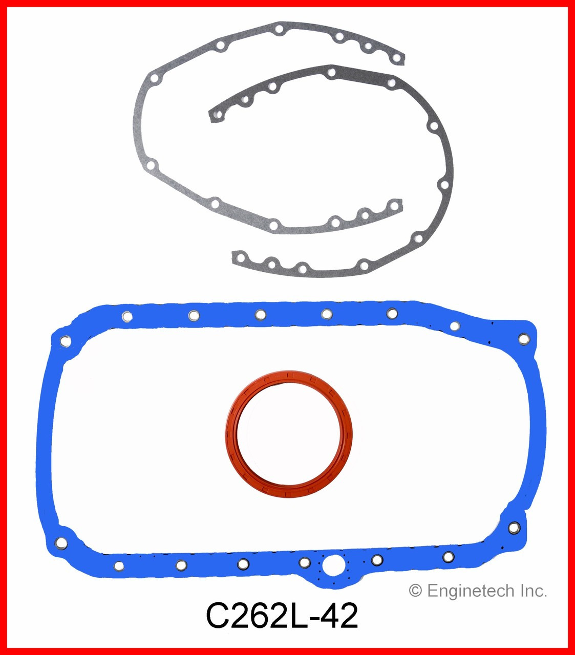 1992 Chevrolet G30 4.3L Engine Gasket Set C262L-42 -7