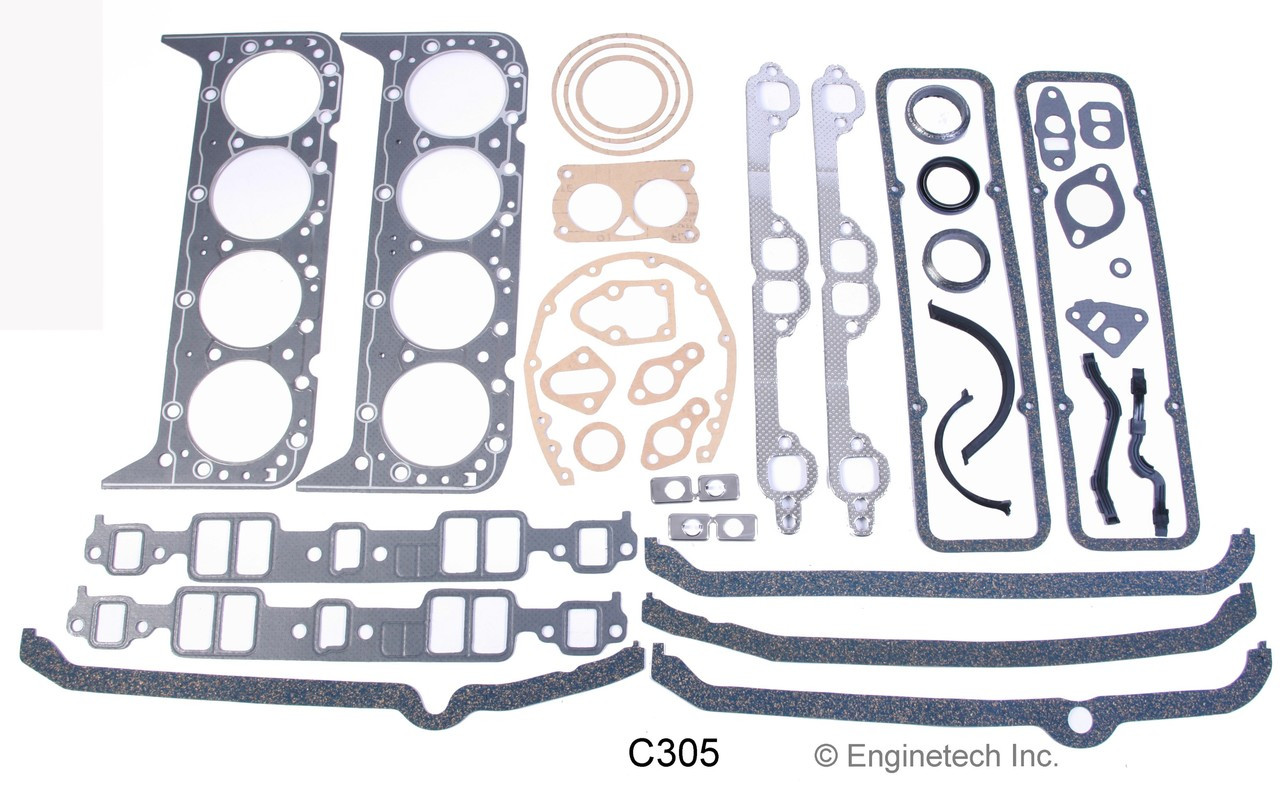 1985 GMC G1500 5.0L Engine Gasket Set C305 -389