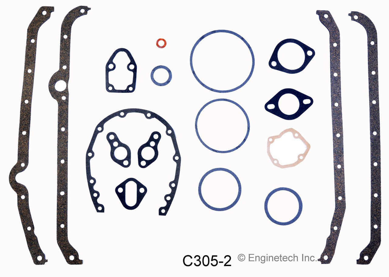 1985 Chevrolet G30 5.0L Engine Gasket Set C305-2 -192