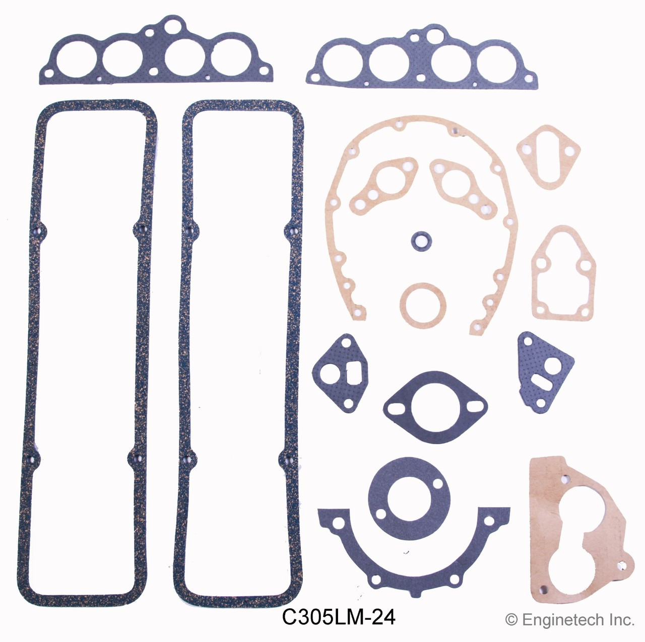 1986 GMC C3500 5.0L Engine Gasket Set C305LM-24 -42