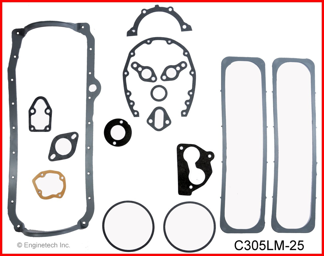 1985 Chevrolet C10 Suburban 5.0L Engine Gasket Set C305LM-25 -2