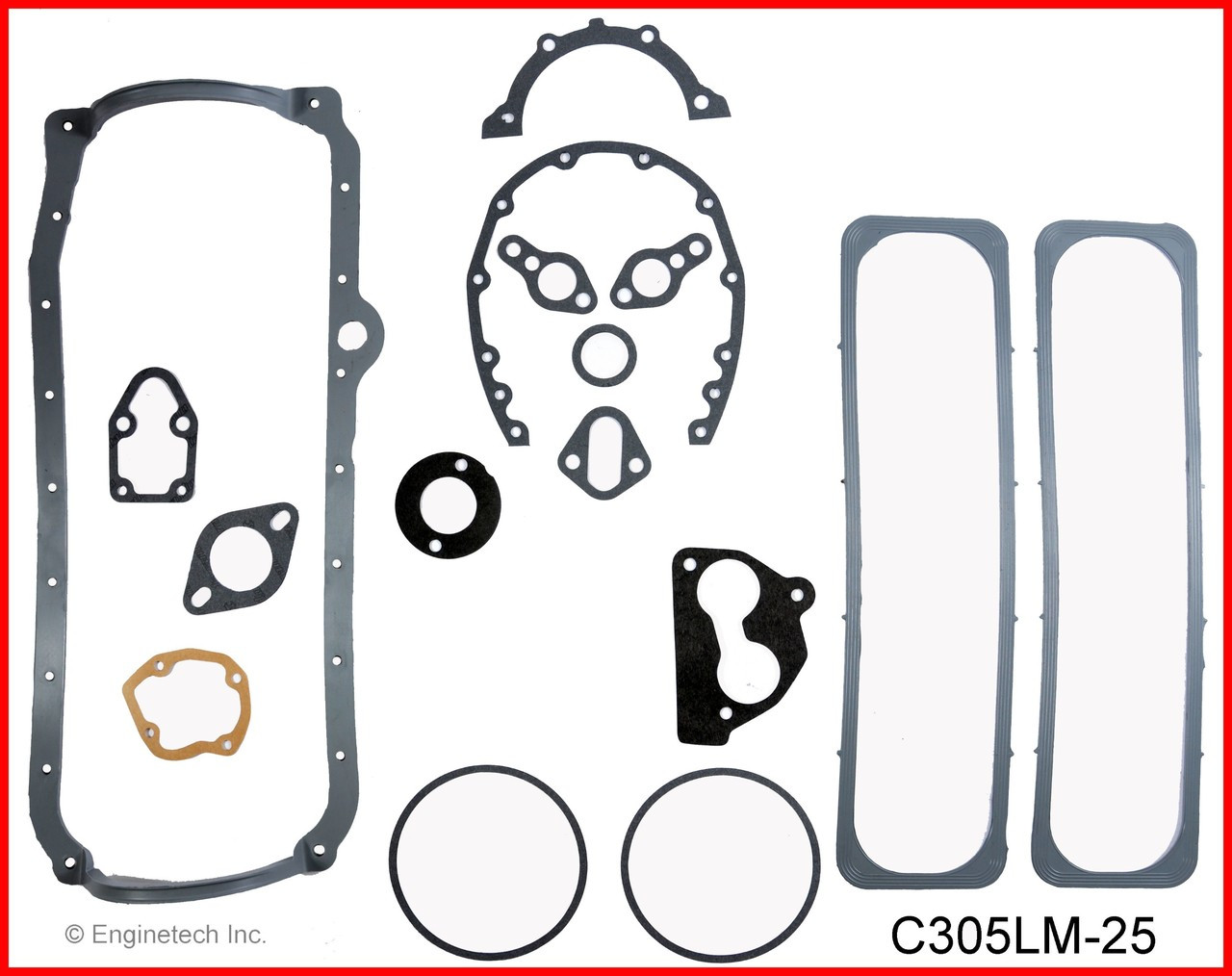 1991 Buick Commercial Chassis 5.0L Engine Gasket Set C305LM-25 -129