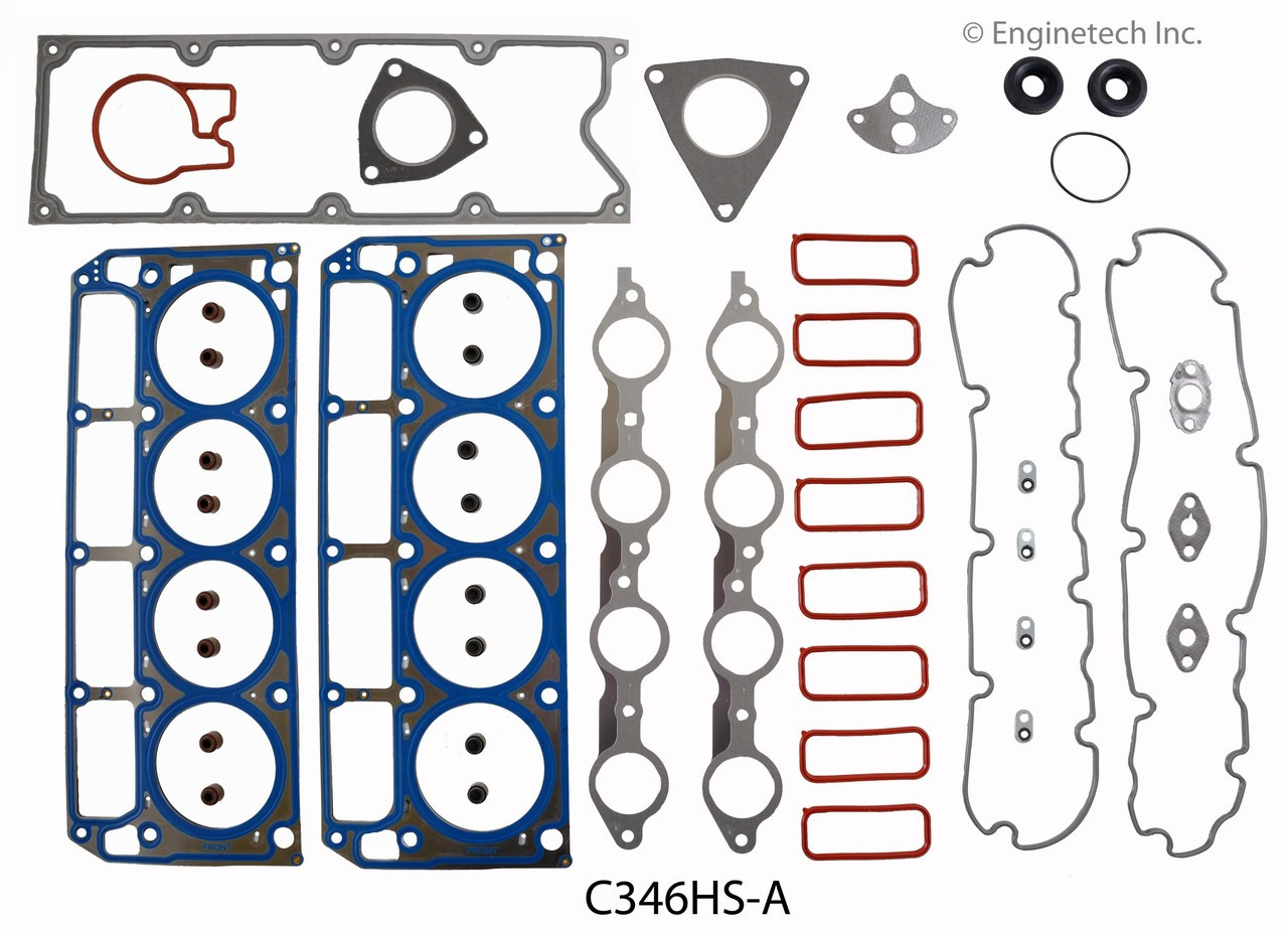 1997 Chevrolet Corvette 5.7L Engine Cylinder Head Gasket Set C346HS-A -1