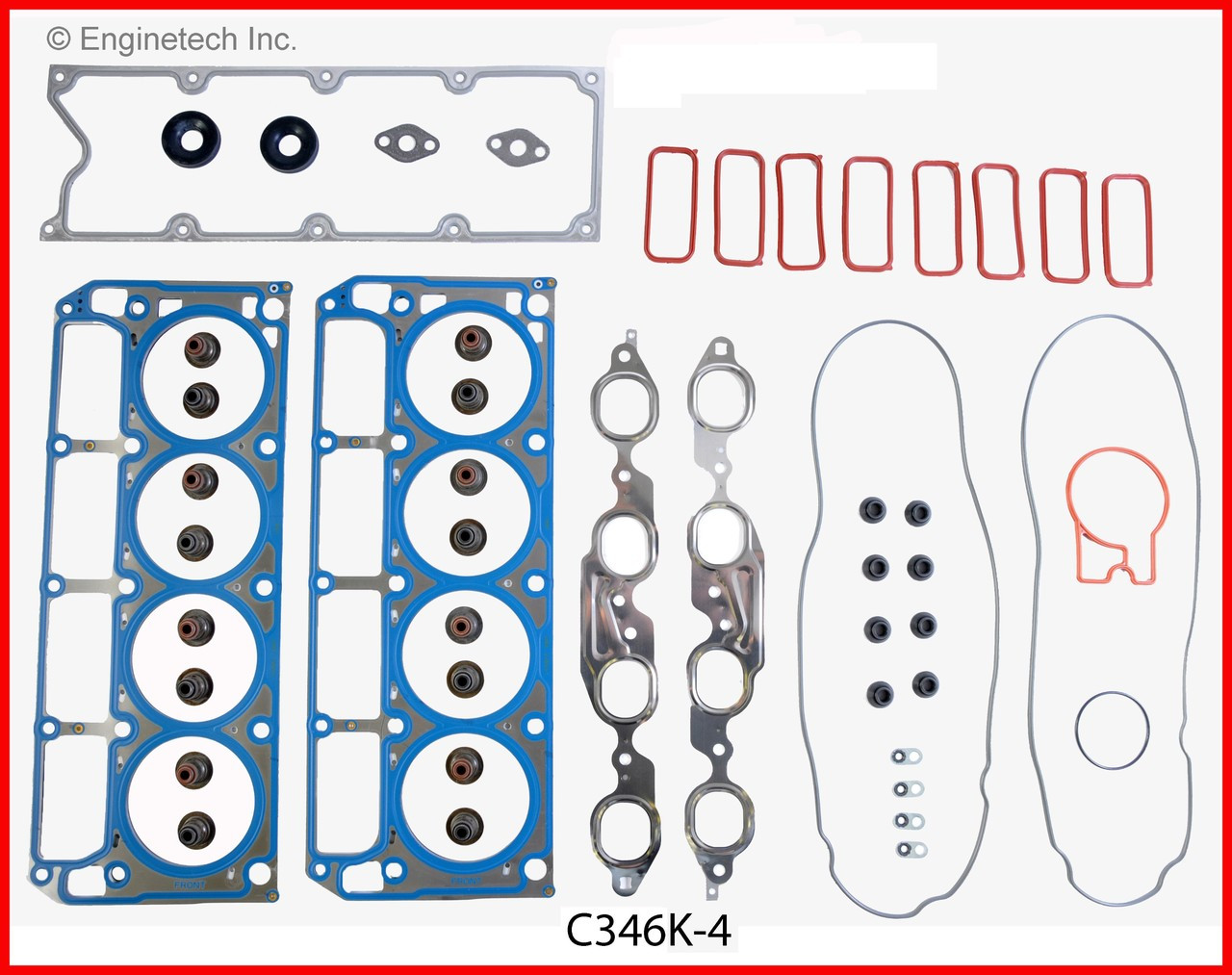 2004 Pontiac GTO 5.7L Engine Gasket Set C346K-4 -7