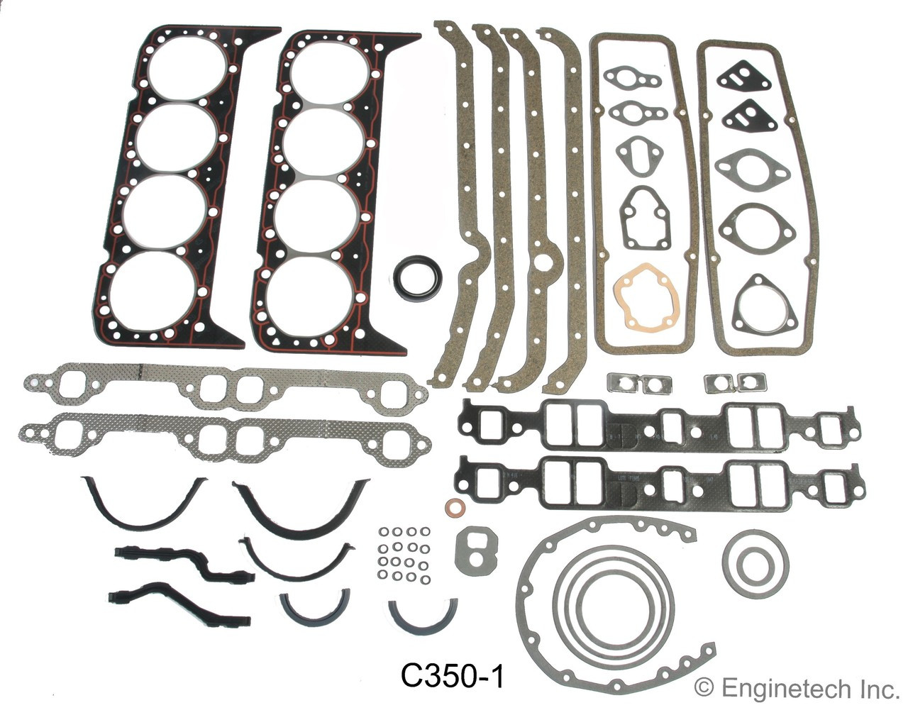 1985 GMC K3500 5.7L Engine Gasket Set C350-1 -1651