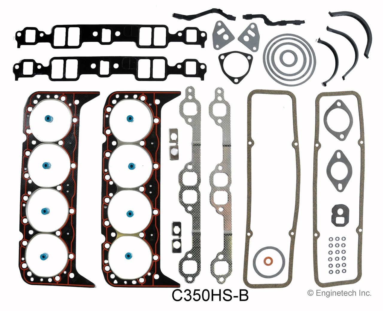 1985 Chevrolet G30 5.7L Engine Cylinder Head Gasket Set C350HS-B -207