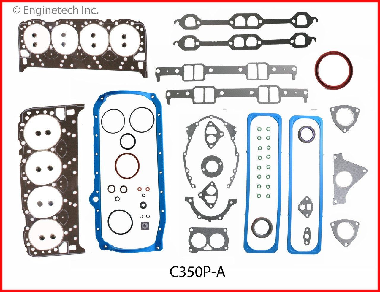 1993 Pontiac Firebird 5.7L Engine Gasket Set C350P-A -6