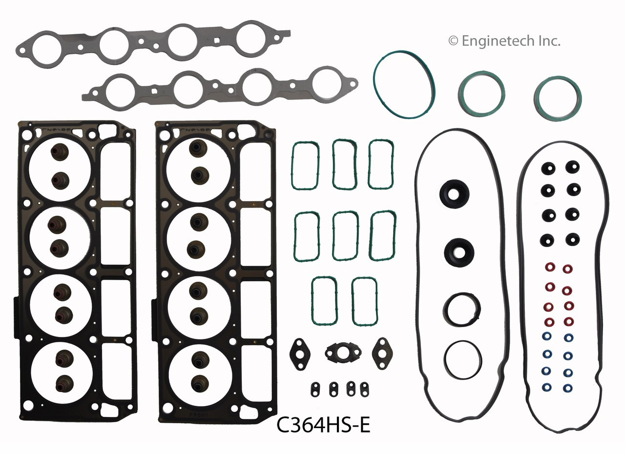 2012 Chevrolet Caprice 6.0L Engine Cylinder Head Gasket Set C364HS-E -4