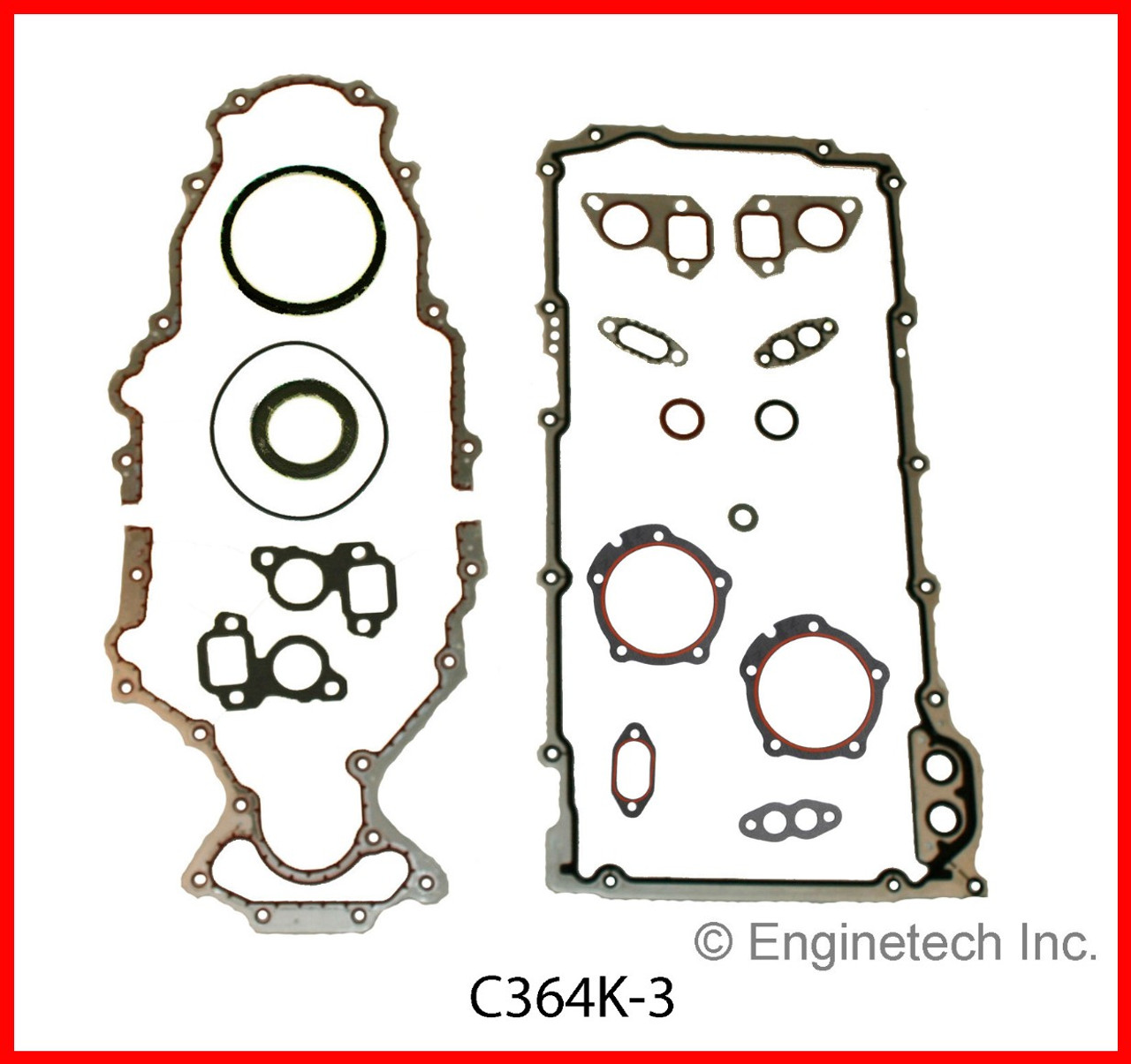 2009 Saab 9-7x 6.0L Engine Gasket Set C364K-3 -6