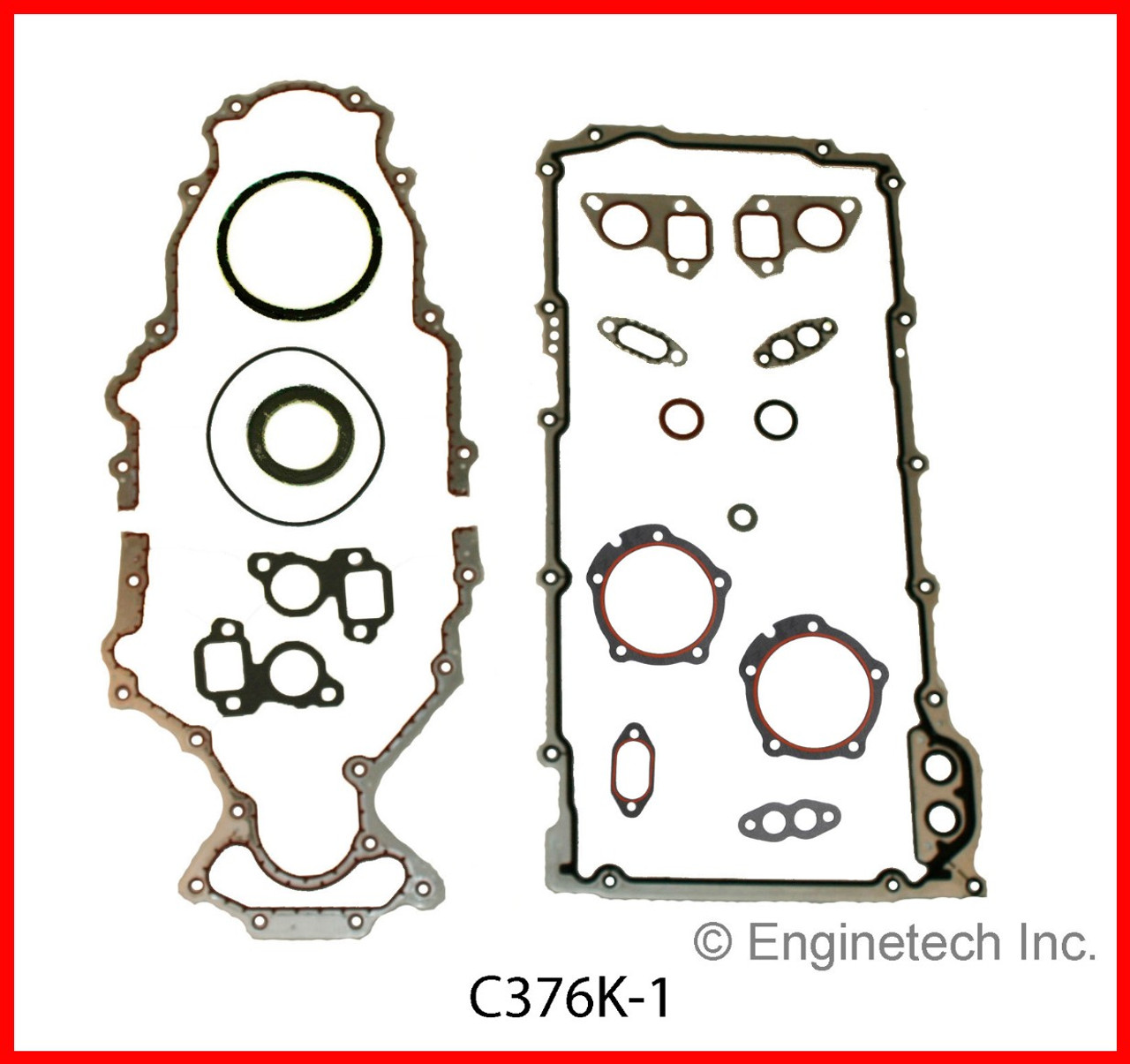 2007 Chevrolet Silverado 2500 HD Classic 6.0L Engine Gasket Set C376K-1 -9