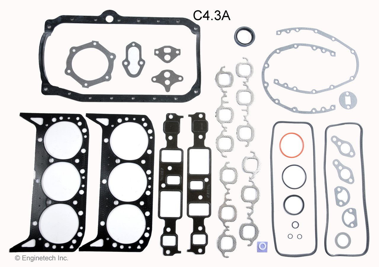 1994 Chevrolet G10 4.3L Engine Gasket Set C4.3A -5