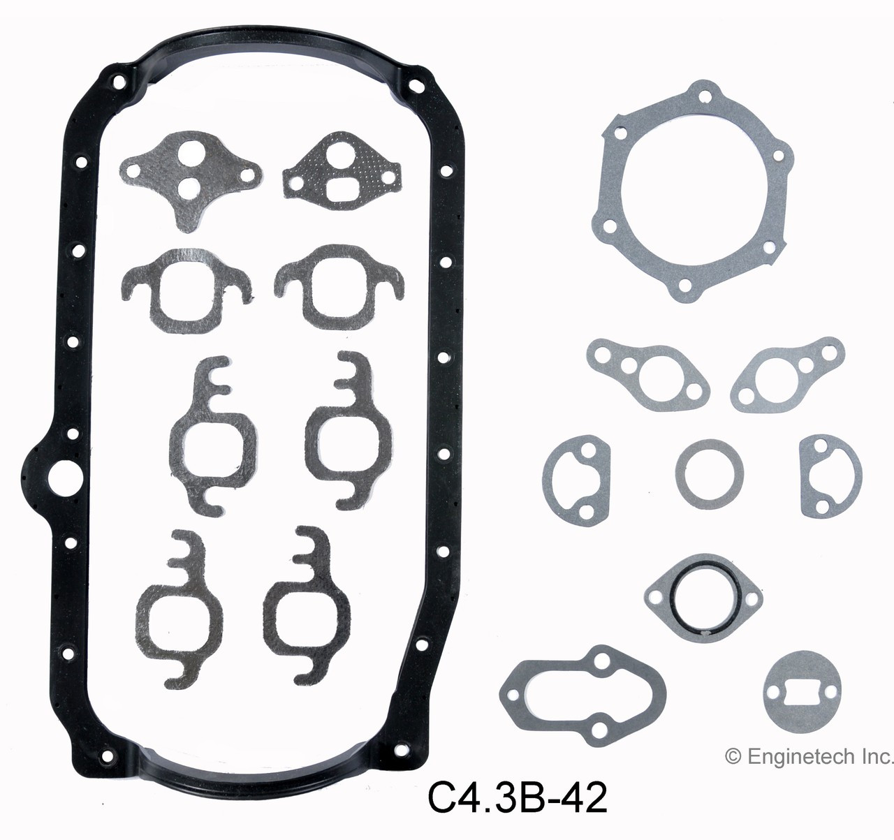 1994 Chevrolet G20 4.3L Engine Gasket Set C4.3B-42 -6